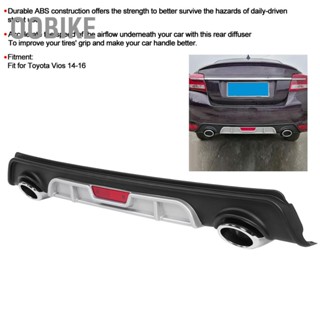 BOobike ลิปกันชนหลัง 2 Xe2 X80 X91 พร้อมแถบสะท้อนแสง สําหรับ Toyota Vios 14 Xe2 X80 X9116