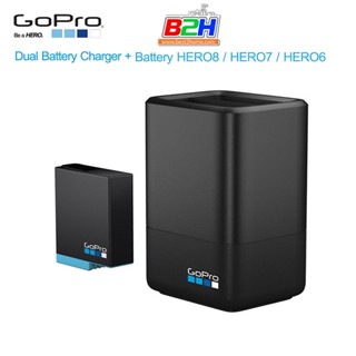 GoPro Dual Battery Charger + Battery for HERO8 Black/HERO7 Black/HERO6 Black