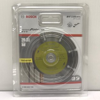 ใบตัดเพชร BOSCH 4" STANDARD UNIVERSAL 2608603726