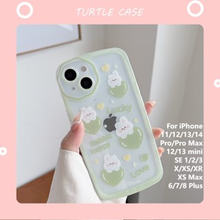 [พร้อมส่ง] เคสโทรศัพท์มือถือ ซิลิโคนนุ่ม ใส ลายการ์ตูนดอกไม้ สําหรับ iPhone 14 13 12 11 promax XS XR xsmax se2020 6 7 8plus Mini