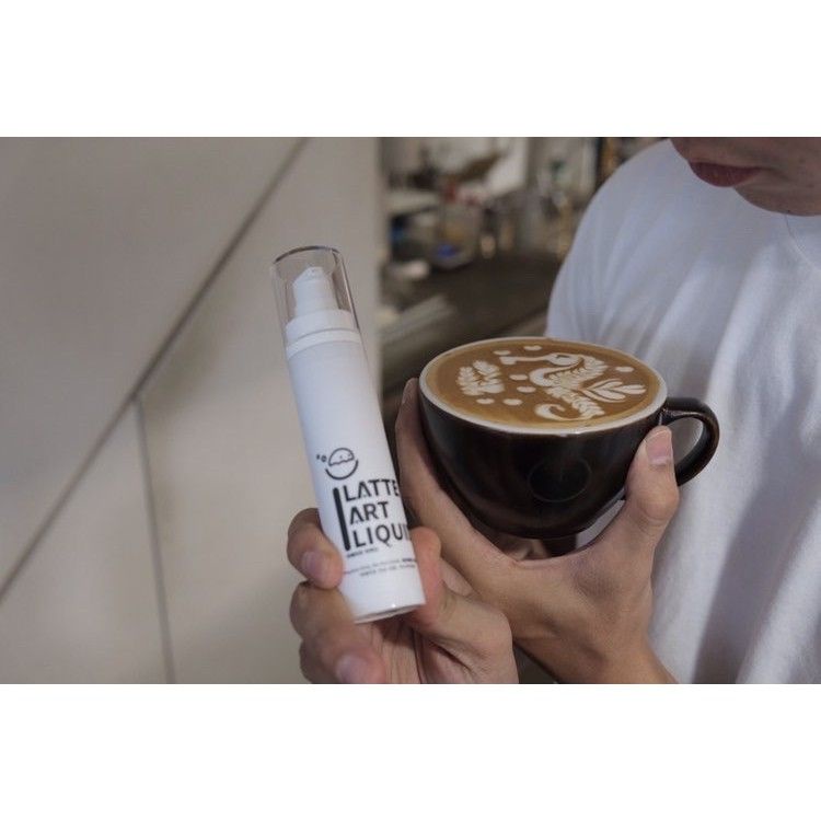 Latte Art Liquid และ Superpressoใช้แทนนม แทนกาแฟ เพื่อฝึกซ้อม เท Latte Art ☕️ - รูปที่ 2