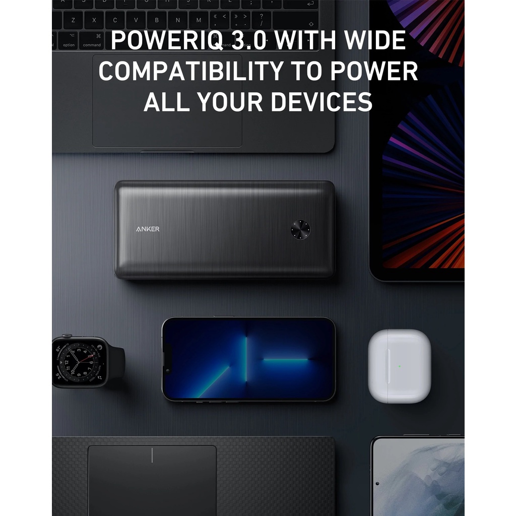Restock Anker PowerCore III Elite 26K PD 87W ชาร์จเร็ว MacBook Pro13