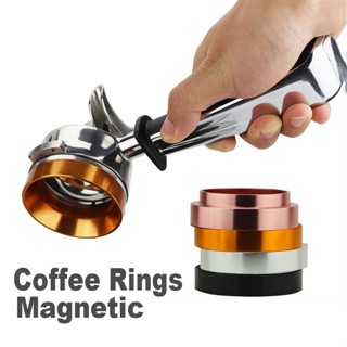 [perfeclan5] Aluminum Coffee Dosing Ring Dosing Funnel for 58mm Portafilters Silver