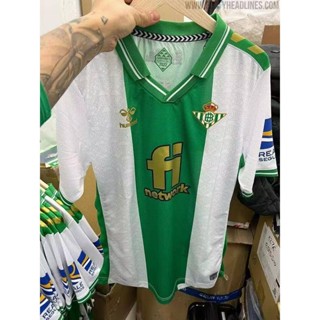 เสื้อกีฬาแขนสั้น ลายทีมชาติฟุตบอล Real Betis Two Away 22 23 2022 ชุดเยือน สําหรับผู้ชาย ไซซ์ S-XXL