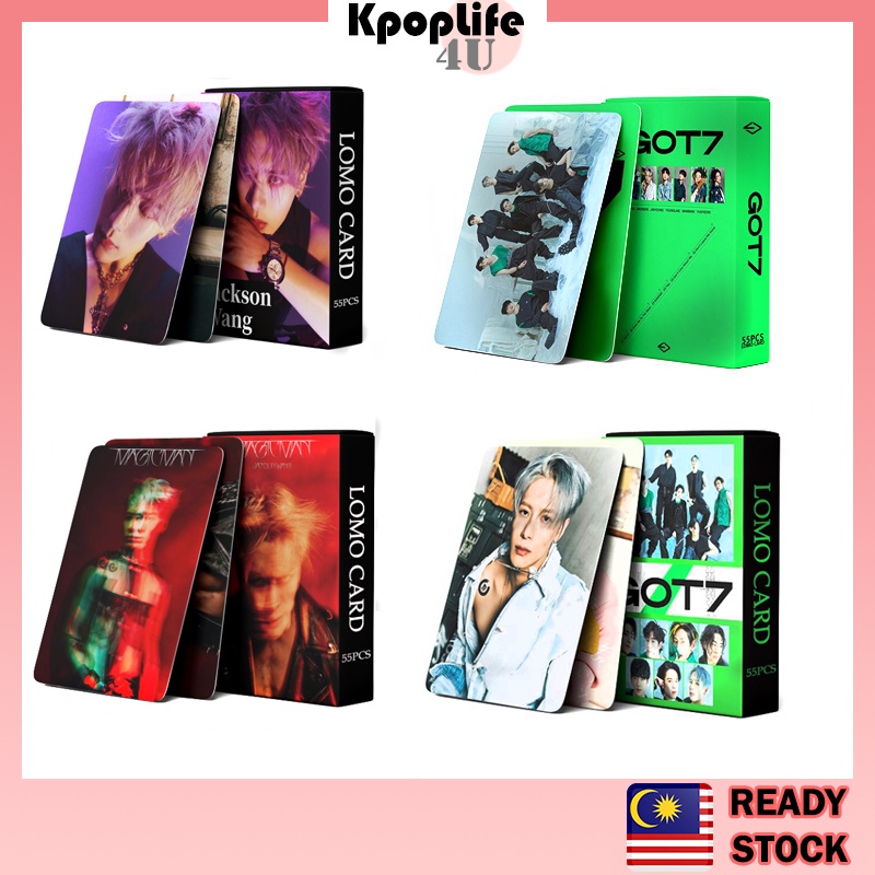ชุดการ์ด Lomo GOT7 Jackson Wang ( 54 ชิ้น ) กลุ่ม GOT7 และการ์ดอัลบั้ม kpop Solo