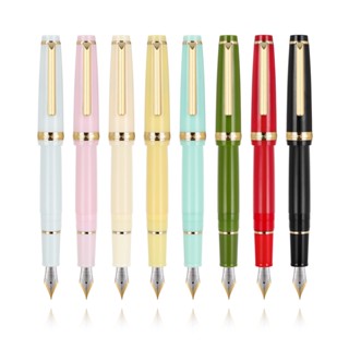 Penlab Jinhao ปากกาหมึกซึม อะคริลิค สีทอง สีเงิน สําหรับเขียนตัวอักษร 82 สี C7282