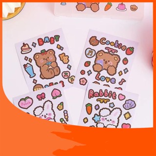 สติกเกอร์ลายการ์ตุนแบบติดหูฟัง ลำโพงกันน้ำ กล่องหูฟังและของอเนกประสงค์ เป็น PVC กันน้ำ รุ่นR&amp;B