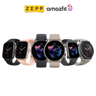 Amazfit Smart Watch Waterproof SpO2 Smart watch นาฬิกาสมาร์ทวอทช์ T-rex pro/GTR 3/GTS 3/GTS 2 นาฬิกาอัจฉริยะ นาฬิกาสมาร์ท ประกัน 1 ปี เมตร ผ่อน0%