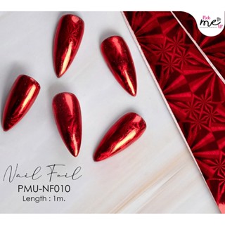 Nail Foil ฟอยล์ติดเล็บ Red NF010