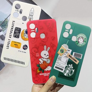 เคสโทรศัพท์มือถือ แบบนิ่ม ลายการ์ตูน สําหรับ Infinix Smart 6 Plus 6.82 นิ้ว