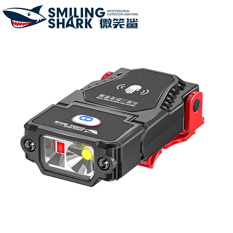 Smilingshark TD1007 ไฟคาดหัว  led ไฟหน้ามินิ ไฟหนีบหมวก led headlight โคมไฟฝาคลิป ไฟหน้าสำหรับปีนเขาแบบ Ultralight ไฟตกปลาแบบติด