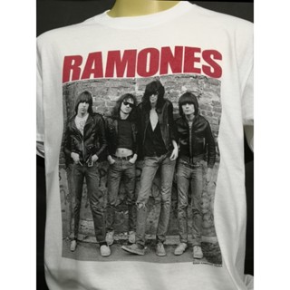 เสื้อยืดเสื้อวงนำเข้า RAMONES The Clash Sex Pistols Misfits Punk Rock Anarchy Style Vintage T-Shirt_16