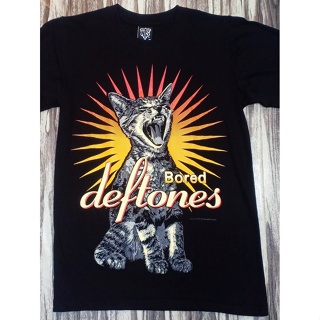 NTS351 NTS DEFTONES AMERICAN METAL ROCK BAND BORED CAT LIMITED EDITION NEW TYPE SYSTEM COLLECTABLE COTTON TSHIRTเสื้อยืด