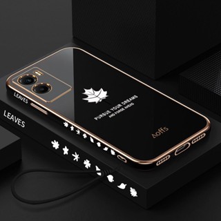 เคส Vivo Y16 Y22 Y22S Y35 V25 V25E V25 Pro Y15S Y01 Y17 Y15 Y12 Y02S Y21 Y21T T1X Y22S Y33S Y75 5G Electroplated Soft Shell Lanyard Phone Case