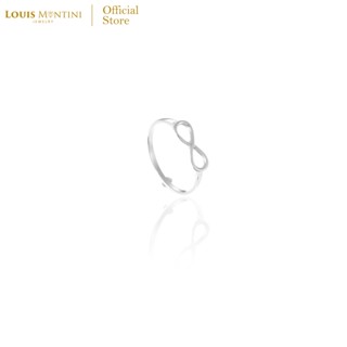 Louis Montini (Jewelry) Sterling Silver 925 Ring แหวนเงินแท้ 92.5% แหวนผู้หญิง รูปinfinity LJRG11