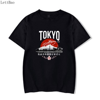 เสื้อยืดครอป [พร้อมส่ง] เสื้อยืดแขนสั้นลําลอง ผ้าฝ้าย 100% พิมพ์ลาย Tokyo I Dont Speak Japanese Polera พลัสไซซ์ ขอ