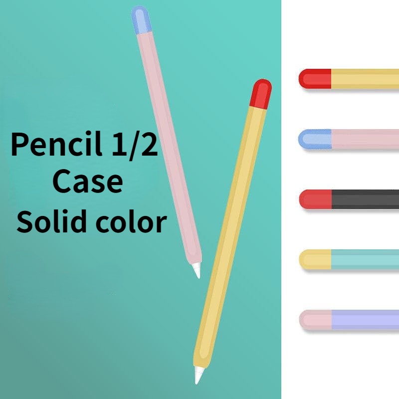 เคสซิลิโคน แบบบางพิเศษ สําหรับ Apple Pencil 2 1 2