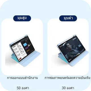 เคสไอแพด ปรับองศาได้360 องศา Air1 Air2 gen5 gen6 9.7 gen7 gen8 gen9 10.2 Air4 Air5 10.9 Pro11 2021/2022 เคส อะคิลิค