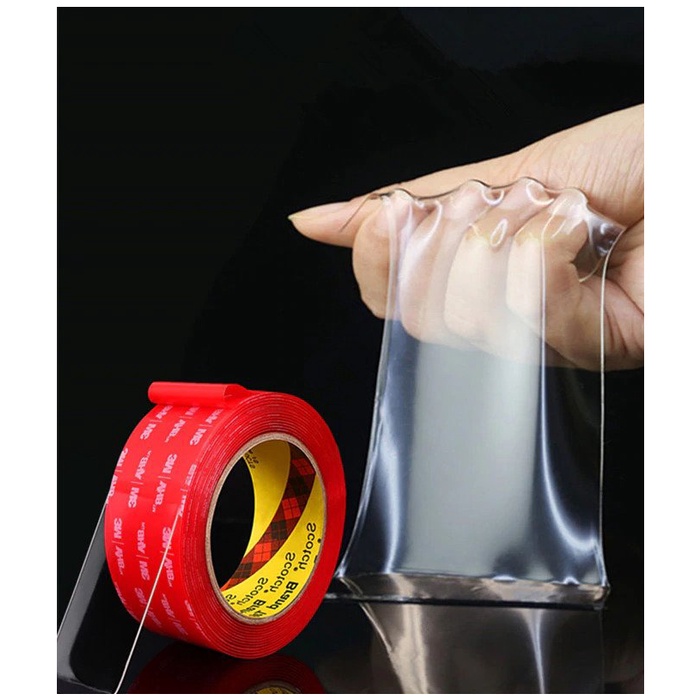 3M VHB 4910 TRANSPARKENT DOUBLE-SIDED ADHESIVE เทปพิเศษในแก้วและ MICROA SMALL ROLL 50MMX4.5M