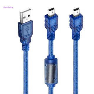 Doublebuy สายเคเบิล USB 2.0 เป็น Mini 5 Pin ความเร็วสูง สําหรับพอร์ต T 5P USB เป็น USB2.0 Ada