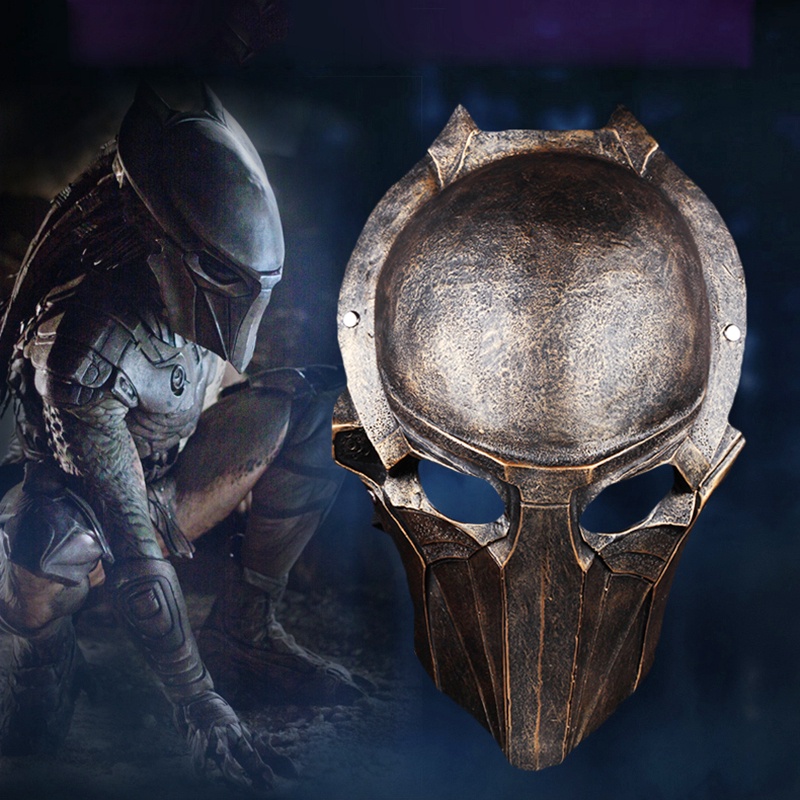 Hat หมวก The Predator เดอะ พรีเดเตอร์ คนไม่ใช่คน สุดโหด ฮาโลวีน คอสเพลย์ วัสดุ ไฟเบอร์กลาส Fiberglas