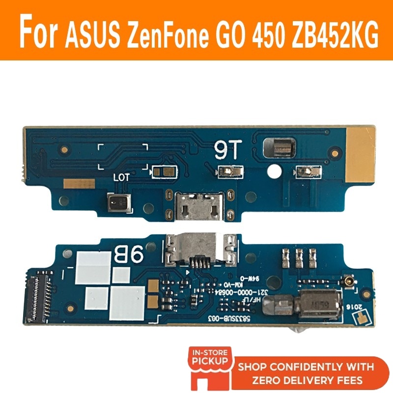 BSS สําหรับ Asus Zenfone Go 4.5 X014D ZB452KG พอร์ตชาร์จ + ซ่อมริบบิ้นไมโครโฟน