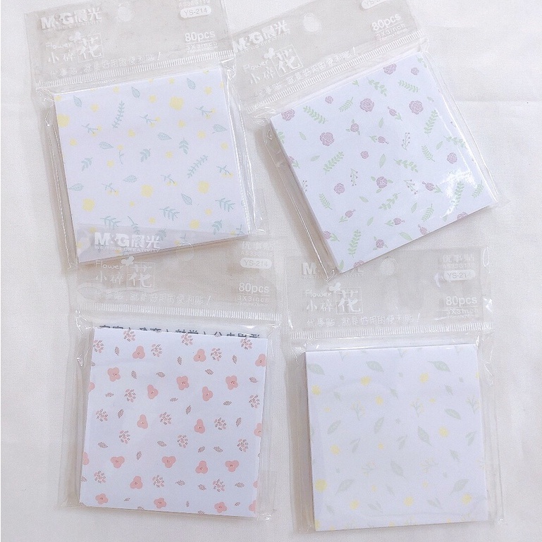 [[ M&G ]] ของแท้ !!! กระดาษโน๊ต ขนาด 3*3 นิ้ว 80 แผ่น