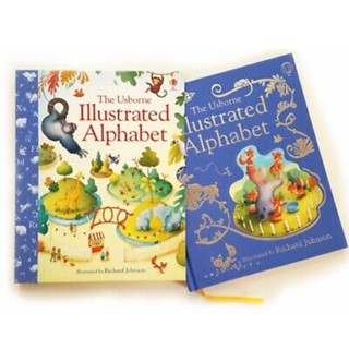 หนังสือ Usborne  Illustrated Alphabet ปกแข็ง ภาพสวยสีสันสดใส