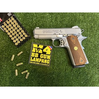 (โปร) แบลงค์กันKUZEY M1911 ลายSeries70 สีซาติน 4นิ้ว + กริบG10