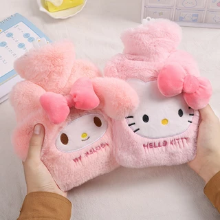 กระเป๋าน้ำร้อน ลายการ์ตูนน่ารัก คลายหนาวแก้ปวดเมื่อย 500/750/1000ML บรรเทาอาการปวดประจำเดือน ถุงประคบร้อน