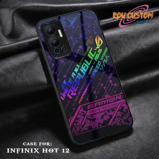 เคสโทรศัพท์มือถือ ลายการ์ตูนอนิเมะ Hp Infinix Hot 12 9 Play 10 11 Play Hot 12I 12 Play Case Hp Infinix Hot 12 9 Play 10 11 Play Hot 12I 12 Play Rou Custom [Rog] เคสโทรศัพท์มือถือ แบบนิ่ม ลายการ์ตูนน่ารัก สําหรับ Infinix