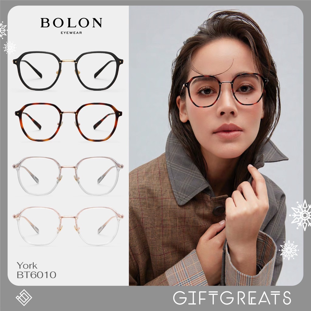 BOLON York BT6010 - FW22 Bolon Eyewear กรอบแว่นตา แบรนด์ โบลอน giftgreats