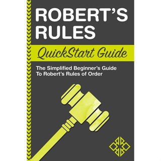 Roberts Rules QuickStart Guide-DJ. หนังสือ