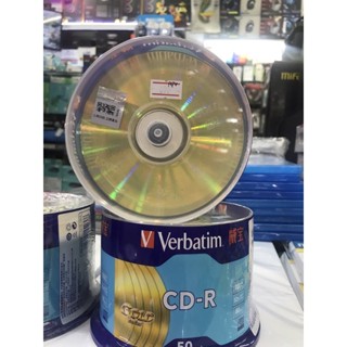 CD-R Verbatim สีทอง 700MB/80min/52x/50pack