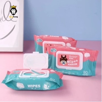 ทิชชู่เปียก 80 แผ่น กระดาษเปียก Baby Wipes กระดาษทิชชู่เปียก สูตรน้ำบริสุทธิ์