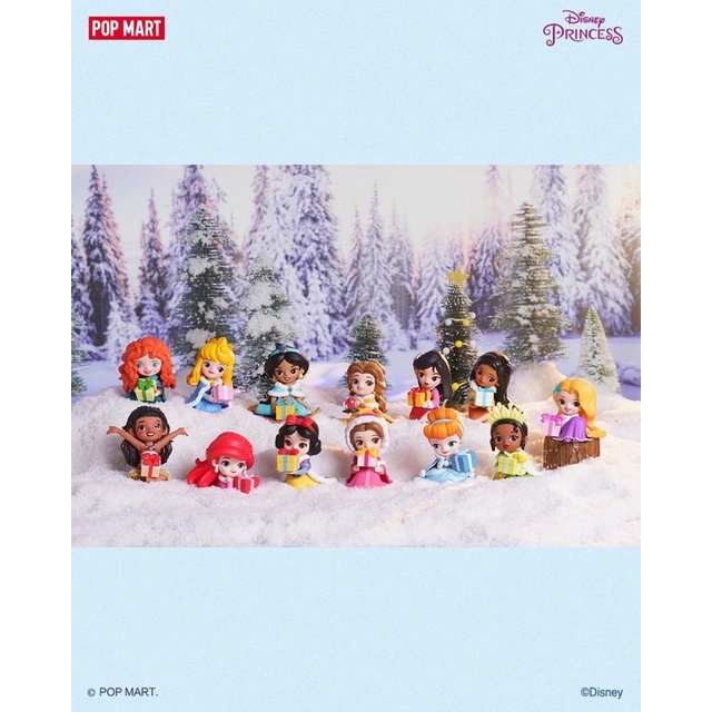 ❣️พร้อมส่ง...แบบยกกล่อง❣️Pop Mart • Disney Princess Winter Gift Series