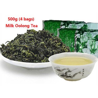 พร้อมส่ง ชาอู่หลงนม ชาเขียวชั้นนํา Jinxuan Anxi Tie Guan Yin Tea 500 กรัม (4 ถุง)