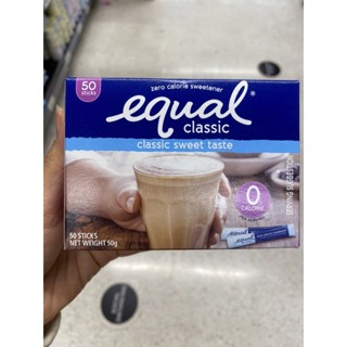 Equal Classic Classic Sweet Taste 50 G. อิควล คลาสสิค วัตถุให้ความหวานแทนน้ำตาล