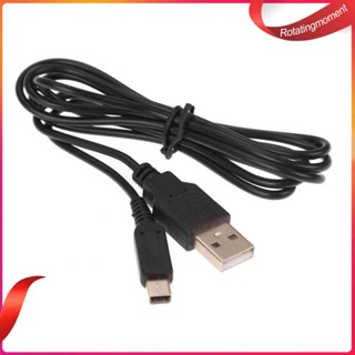 ❤ Rotatingmoment สายชาร์จ USB 1.2 เมตร สําหรับแบตเตอรี่ลิเธียม Nintendo 3DS DSi NDSI