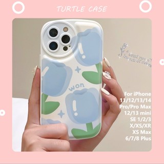 [พร้อมส่ง] เคสโทรศัพท์มือถือ ลายดอกไม้ สําหรับ Apple iPhone 14 13 12 11 promax XS XR xsmax se2020 6 7 8plus mini