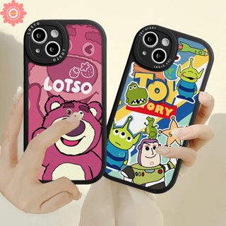 เคสโทรศัพท์มือถือ TPU นิ่ม ปิดด้านหลัง ลายการ์ตูน Strawberry Bear Losto Toy Story น่ารัก สําหรับ iPhone 11 7 8 6 6s 14 Plus XR 14 13 12 Pro MAX X XS MAX SE 2020