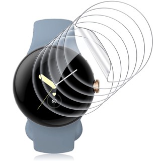 [3 แพ็ก] ฟิล์มกันรอยหน้าจอนาฬิกา Google Pixel, ฟิล์ม TPU นิ่ม (ไม่ใช่กระจก) ขอบป้องกัน ฟิล์มใส สําหรับ Pixel Watch 2022