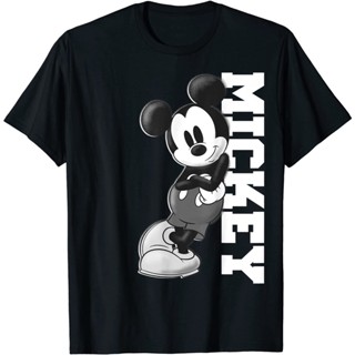 HOT ITEM!!Family Tee Couple Tee Mickey And Friends Mickey Lean T-Shirt ​