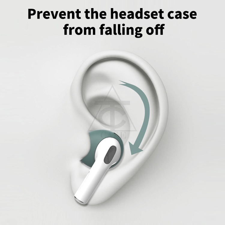 ซิลิโคนหูฟัง สำหรับแอร์พ็อต 3 1คู่(บางใส่เคสปิดฝาได้) Silicone Ear Cover จุกยางซิลิโคน Silicone Ear Tips Skin Cover 1คู่ - รูปที่ 6