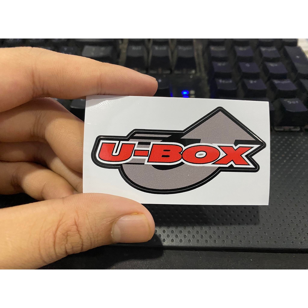 สติกเกอร์ UBOX แท้ oemราคาต่อชิ้น