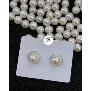 Freshwater Studs Earring size 6-6.9 mm💖💖