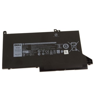 Dell แบตเตอรี่ ของแท้ DJ1J0 42Wh สำหรับ Dell Latitude 12 นิ้ว E7280 E7480 E7490  12-7280 14-7480 Dell Battery