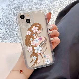 เคสโทรศัพท์มือถือ ลายดอกไม้น่ารัก สําหรับ iphone 14promax 11 13 12 7Plus 6 6s XR X XS Max