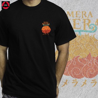 Basic Anime One Piece - Mera Mera no Mi Minimalist Shirtเสื้อยืด_21