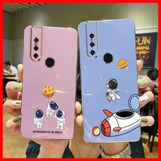 เคส Vivo V15 V15 Pro V11 V11i V9 V5S V5 V7+ V7Plus Astronaut Soft Case 2B-XQ